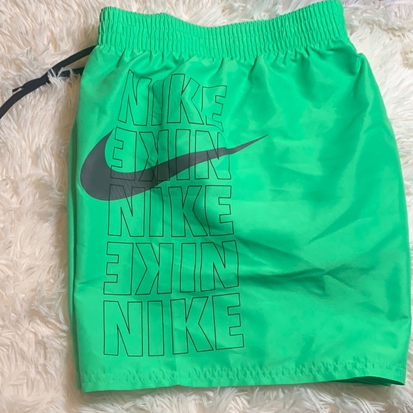Nike Men’s Swim Trunks Bottom Board Shorts NESSD624 380 Green - Picture 1 of 6